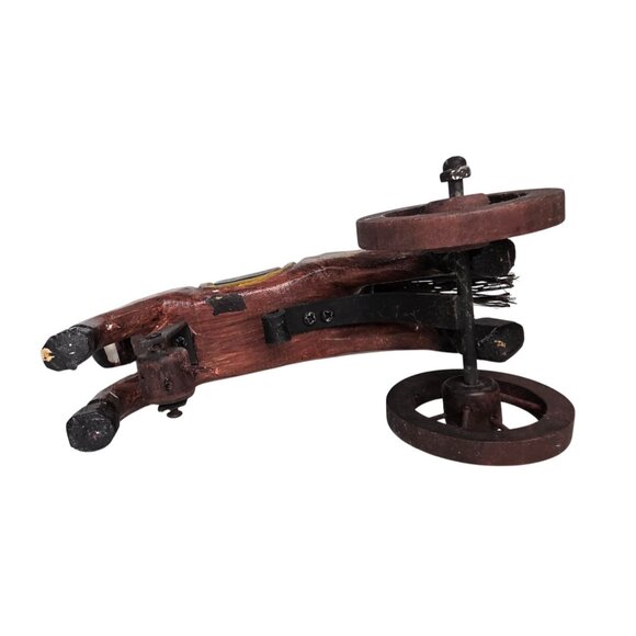 Vintage Wooden Horse Folk Art Style - Picture 6 of 7